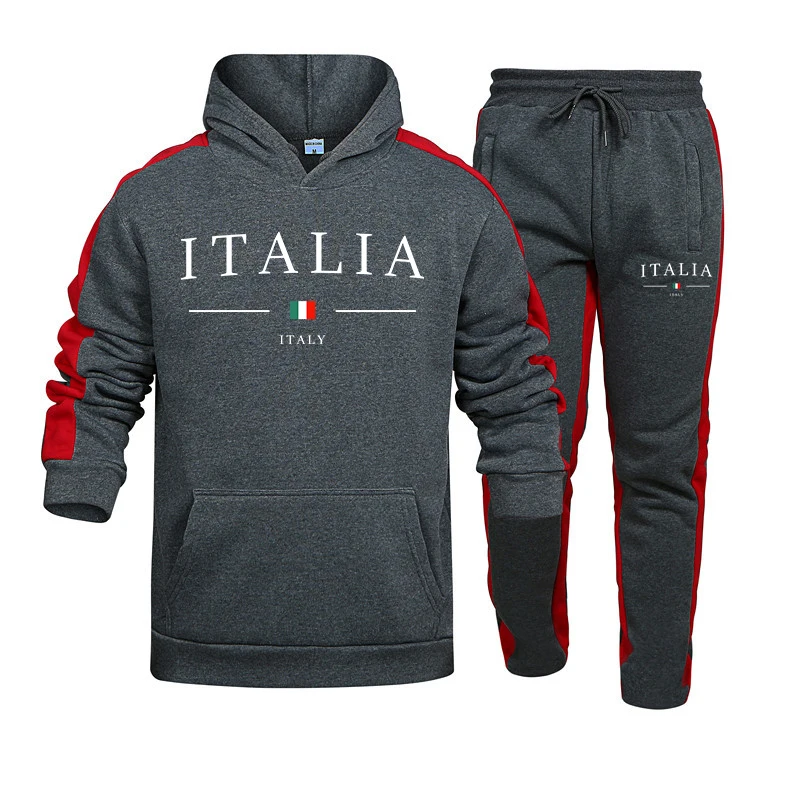 Men's Tracksuit 2 Pcs Sets Fas - Street Fashion China ulasan dan harga