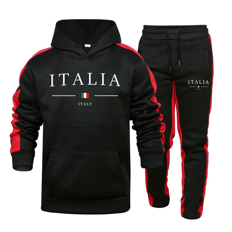 Men's Tracksuit 2 Pcs Sets Fas - Street Fashion China ulasan dan harga