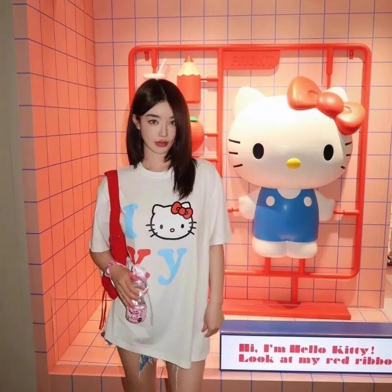Short-Sleeved Sanrio Summer Pu - Street For Fashion ulasan dan harga