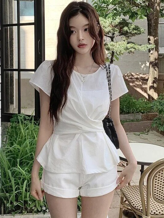 Fashionable Chic Waist-Cinchin - Street Fashion In Korea ulasan dan harga