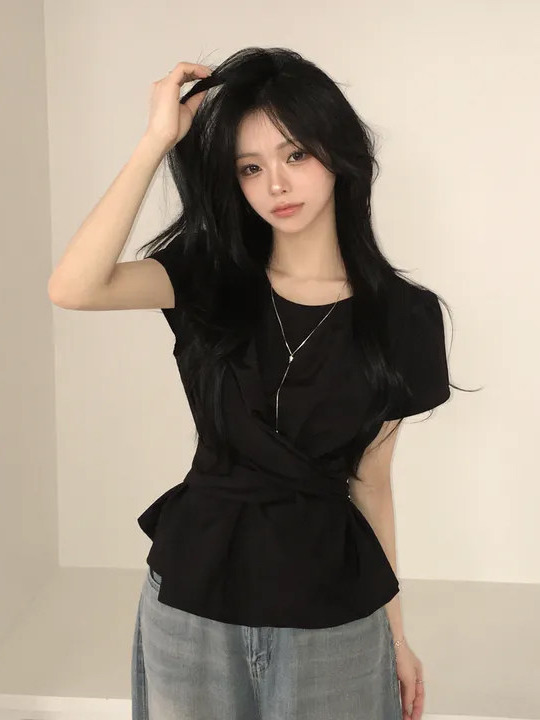 Fashionable Chic Waist-Cinchin - Street Fashion In Korea ulasan dan harga