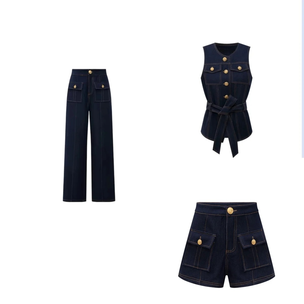Y2K 2026 new button retro jean - Street Fashion Jeans Women ulasan dan harga