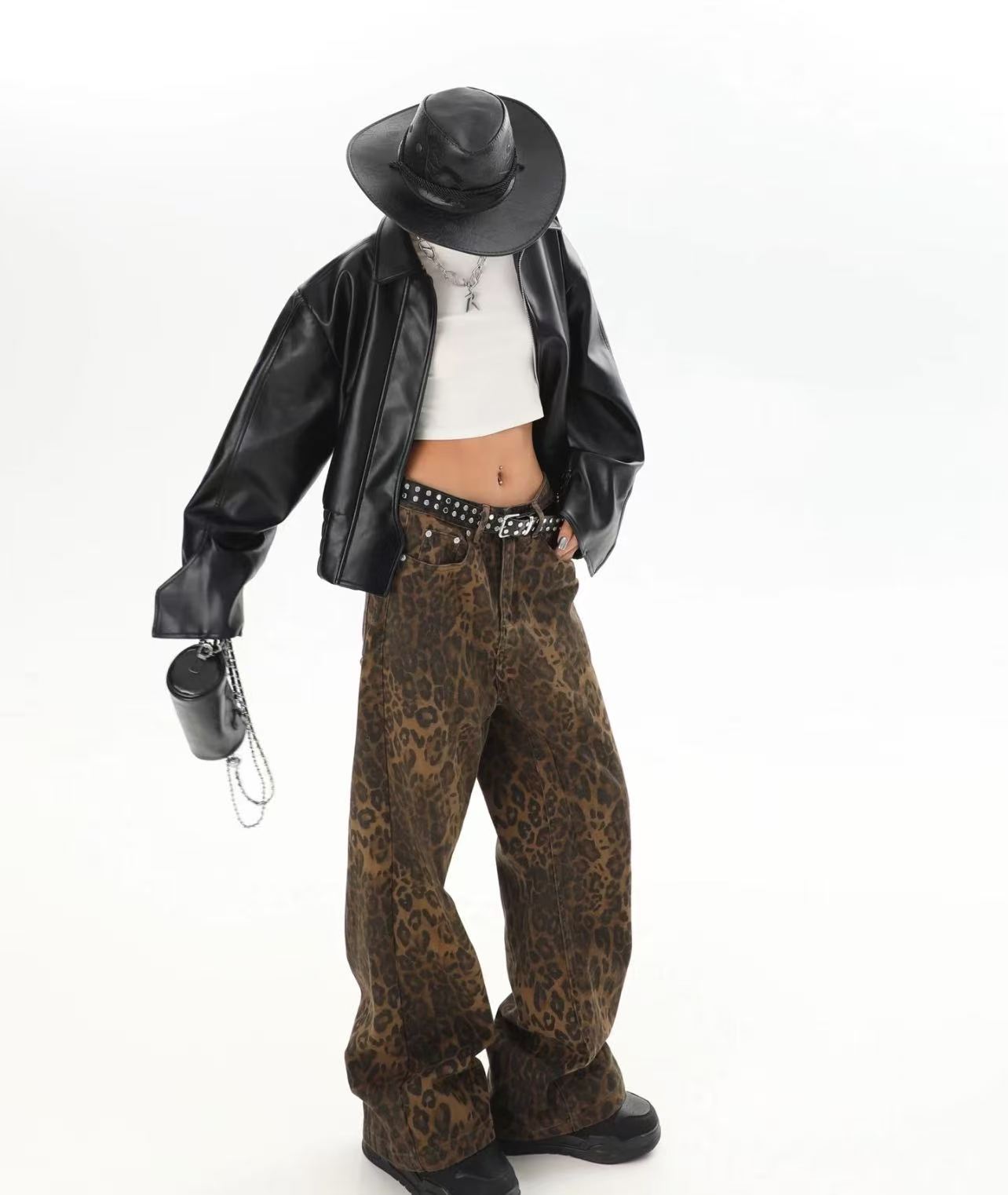 Korean Harajuku retro QICHE me - Street Fashion Jeans Women ulasan dan harga