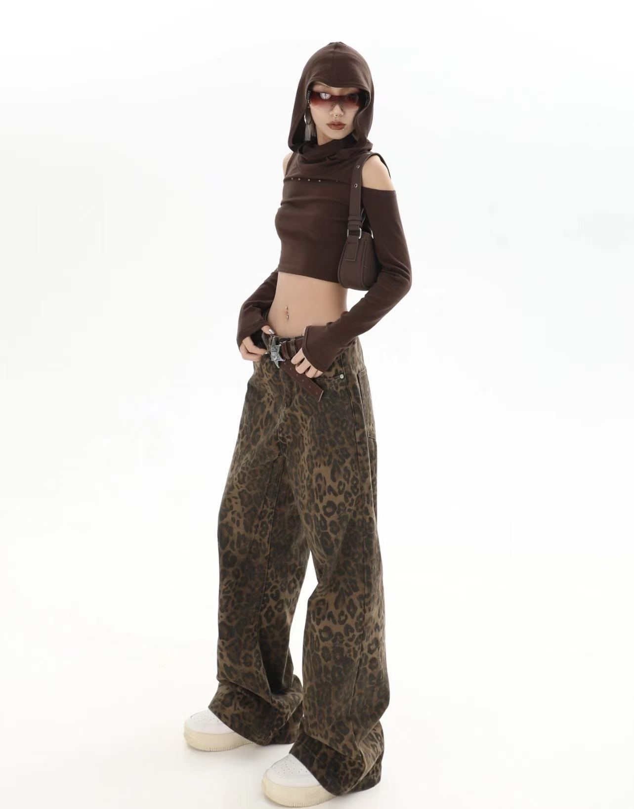Korean Harajuku retro QICHE me - Street Fashion Jeans Women ulasan dan harga