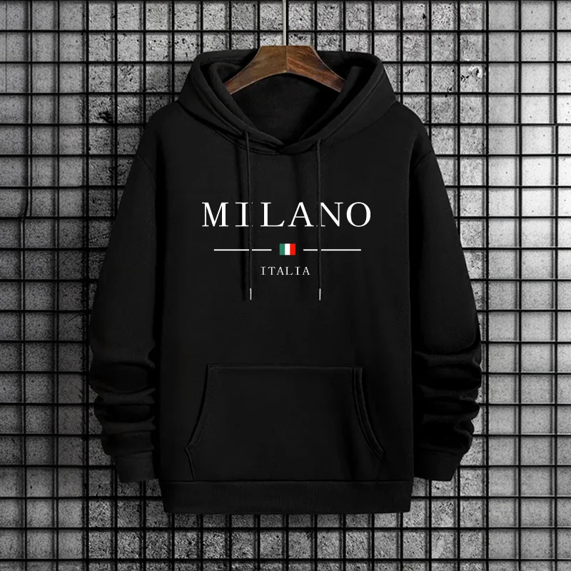 Italy Milan Fashion Men's Hood - Street Fashion Of Milan ulasan dan harga