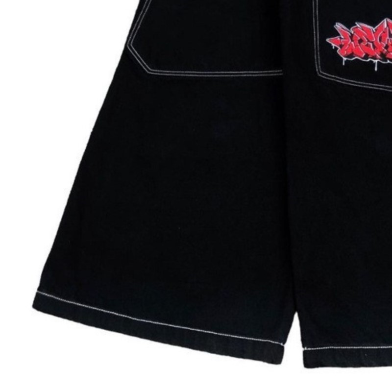 American Fashion Hip Hop Overs - Street Fashion Jeans Women ulasan dan harga