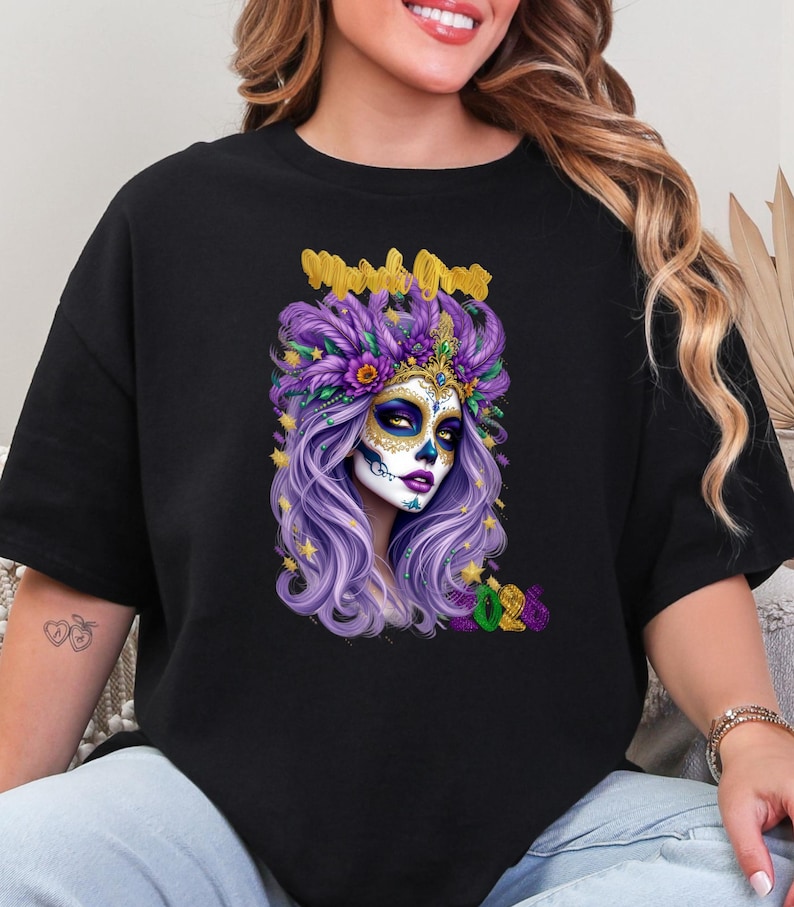 Mardi Gras Lady 2026 Shirt Pur - Parade Fashion Street ulasan dan harga