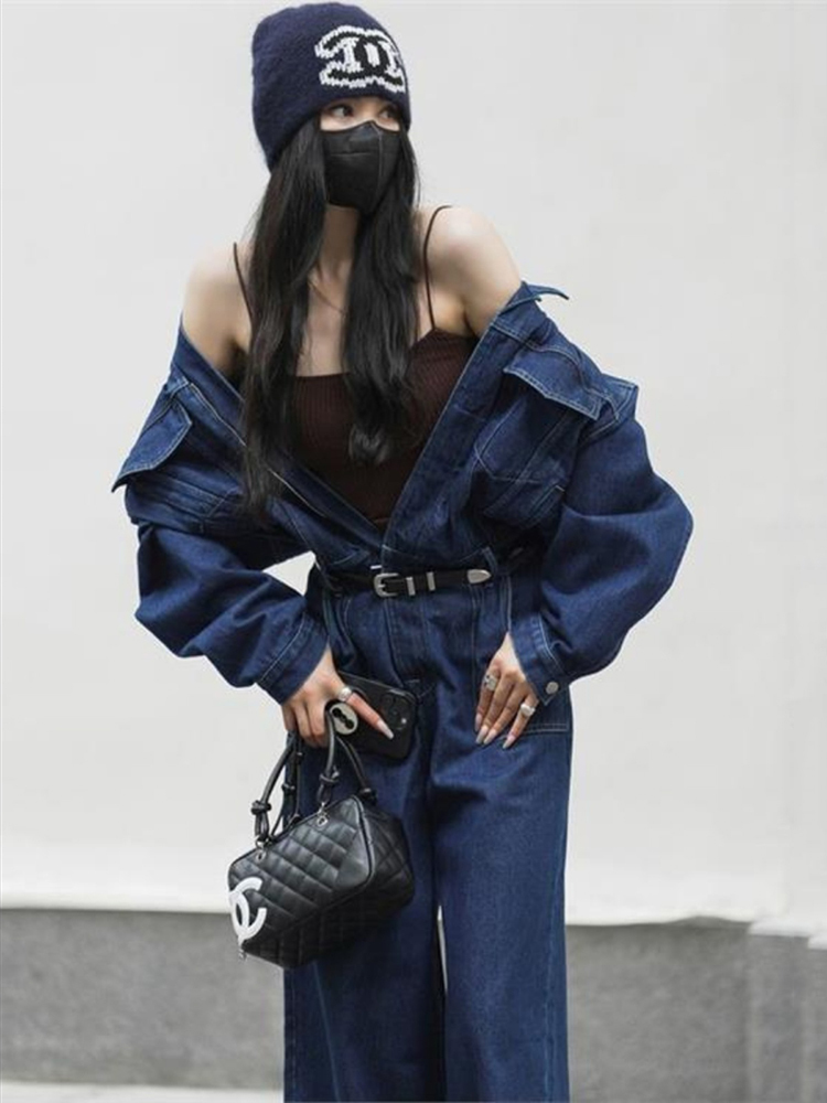 Street Denim Jeans Jumpsuit fo - Street Fashion Jeans Women ulasan dan harga